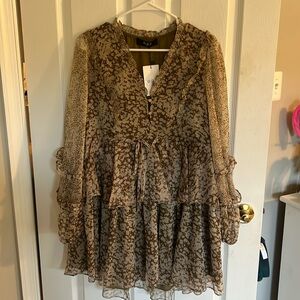 Tuckernuck NWT O.P.T Hilo Dress in Olive Green Size Medium